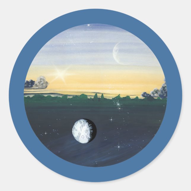 Equinox Classic Round Sticker (Front)