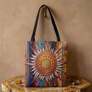 Equinox Mandala Sun Tote Bag