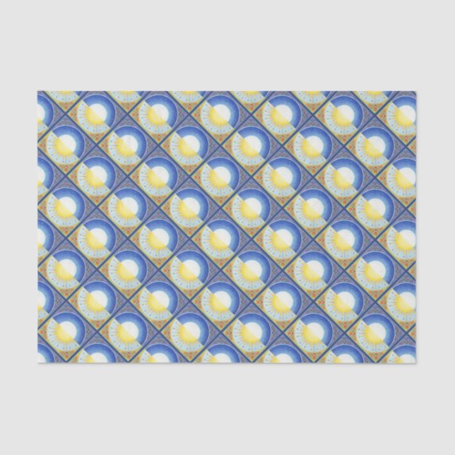 Équinoxe celtique Sun et papier de soie de soie de (Recto)