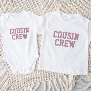 Équipage Cousin T-shirt bébé pour enfants mauve