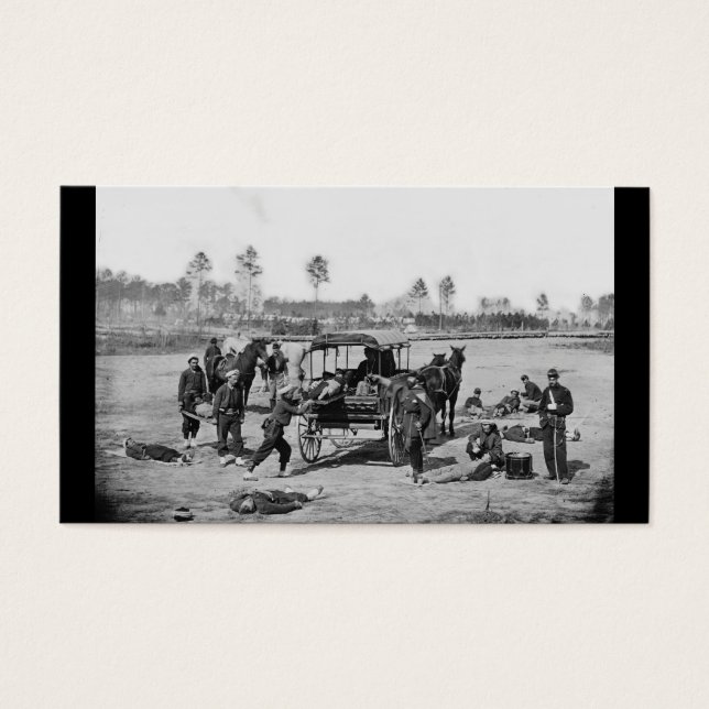 Équipage des ambulances de guerre civile (Devant)