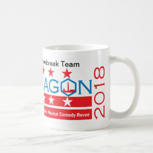 Équipe 2018 de Newsbreak d'hexagone tasse de 11