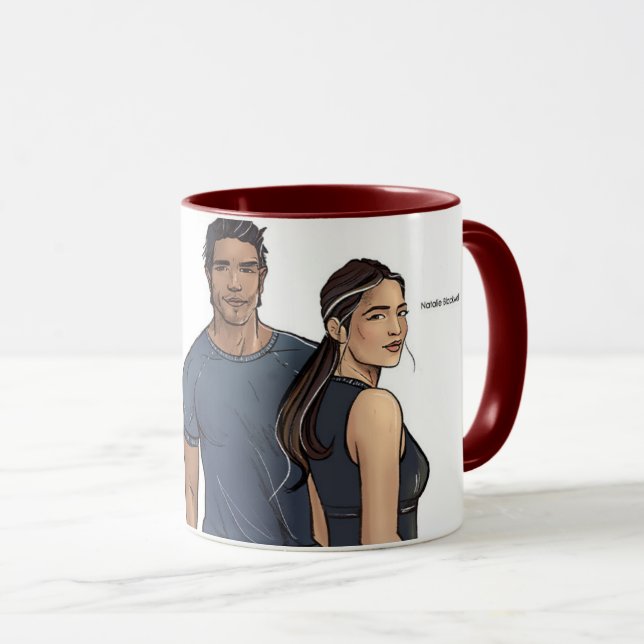 Équipe 52 Mug - Axel et Natalie (Devant droit)