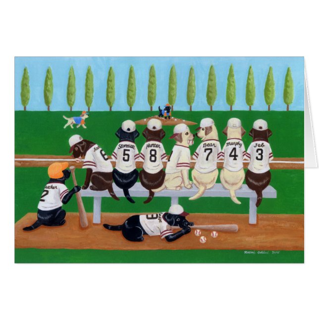 Équipe de baseball (Devant horizontal)