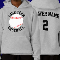 Équipe de baseball personnalisée, Nom et numéro du