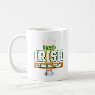 Équipe de boisson irlandaise personnalisée Mug giv