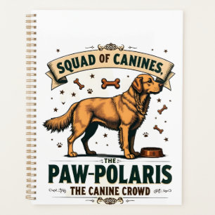 Équipe de Canidés Graphique Vintage de Chien avec
