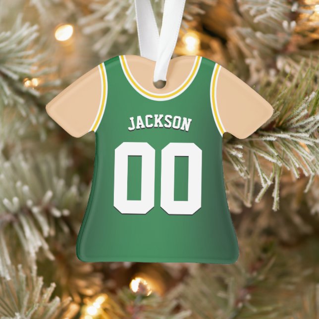 Équipe de couleur verte et jaune Basketball tank (Arbre)