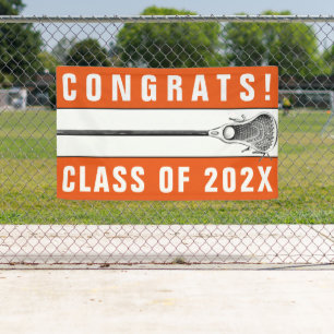 Équipe de crosse Bannière de nuit Orange