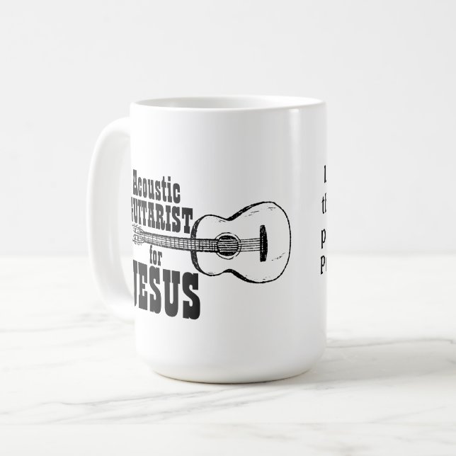 Équipe de culte Mug Accoustique pour Jésus (Devant gauche)