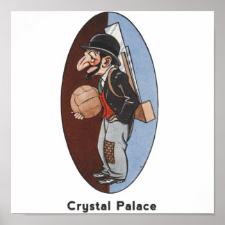 Équipe de football anglais - Crystal Palace Poster