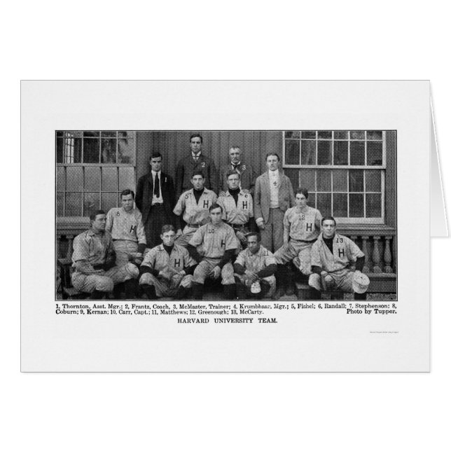 Équipe de Harvard de baseball 1904 (Devant horizontal)