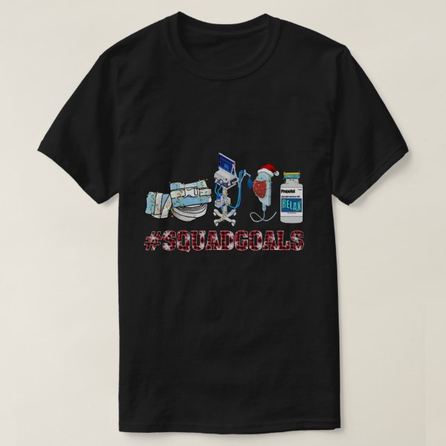 Équipe de l'ICU Objectifs T-shirt de Noël, Drôle I (Design devant)