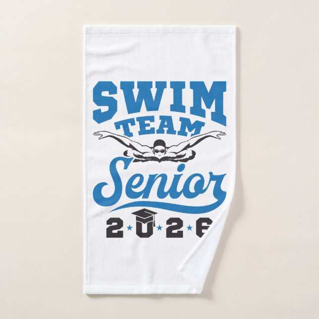 Équipe de natation Senior 2026 (Serviette à main)