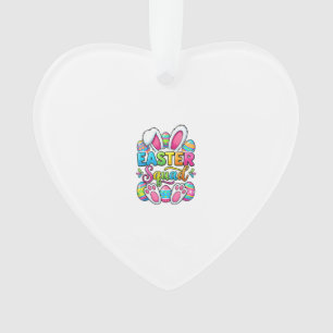 Équipe de Pâques Famille Couple Correspondant Pâqu