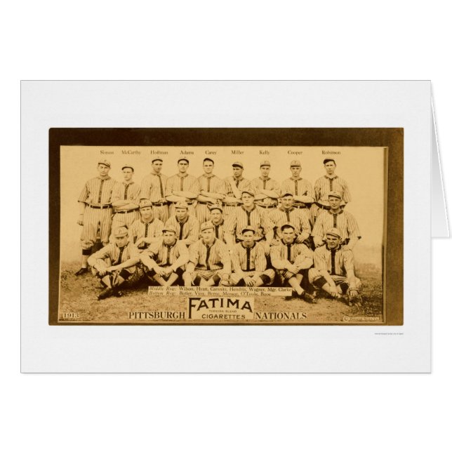 Équipe de Pittsburgh Pirates 1913 (Devant horizontal)