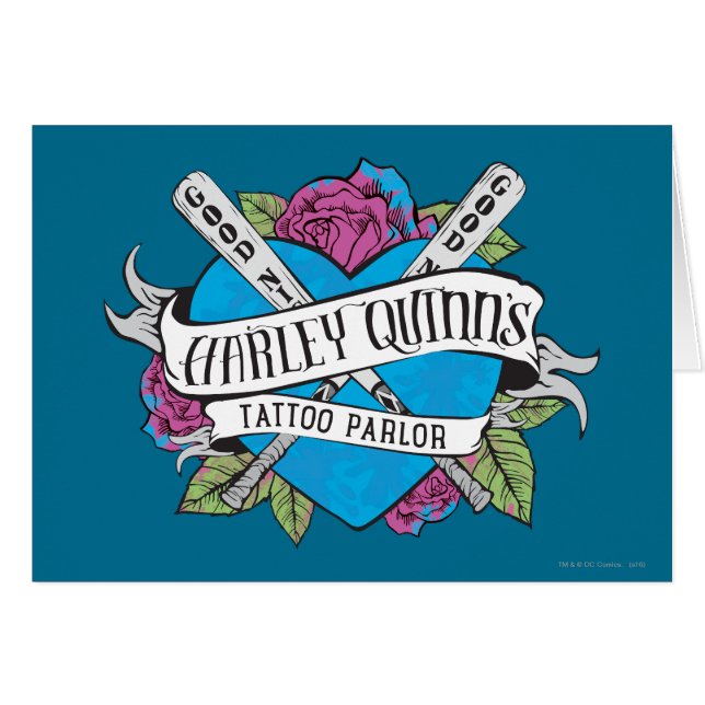Équipe de suicide | Harley Quinn's Tattoo Parlor H (Devant horizontal)