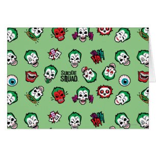 Équipe de suicide Joker Emoji Motif