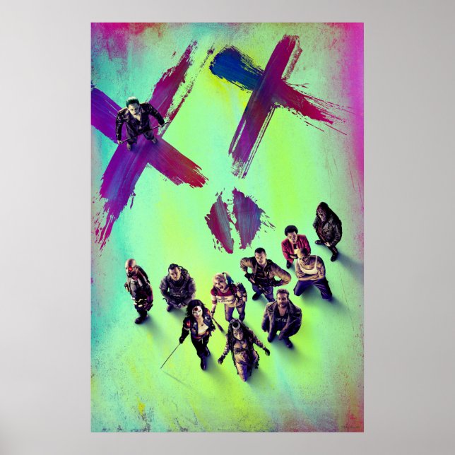 Équipe de suicide | Poster de groupe (Devant)