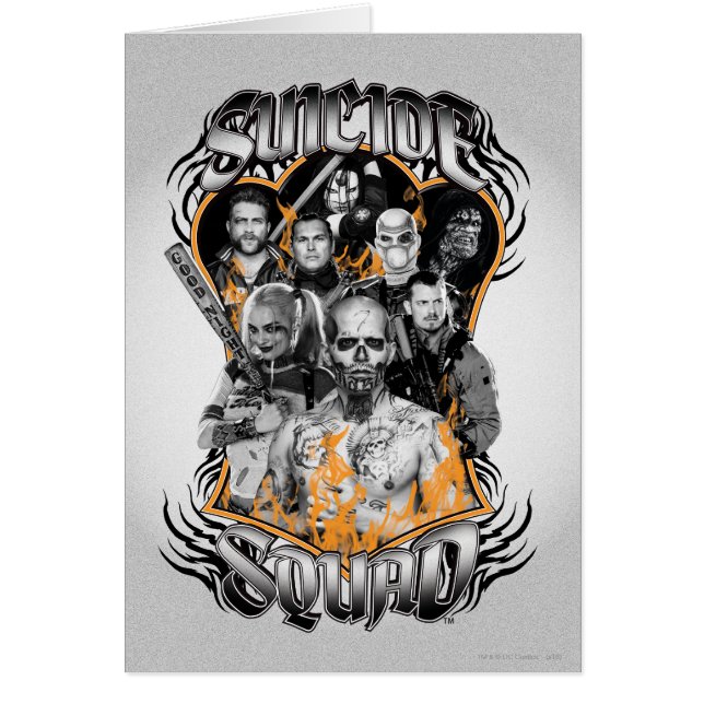 Équipe de suicide | Task Force X Tattoo Tribal (Devant)