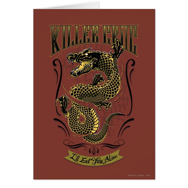 Équipe de suicide | Tatouage Croc (Devant)