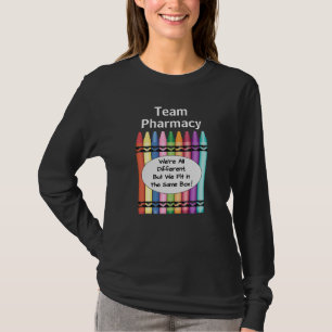 Équipe de T-shirts de technicienne en pharmacie dr