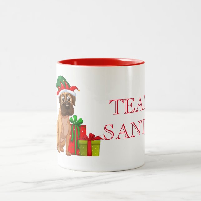 Équipe de vacances Père Noël Coffee Mug (Centre)