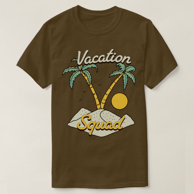 Équipe de vacances Summer Beach TShirt (Design devant)