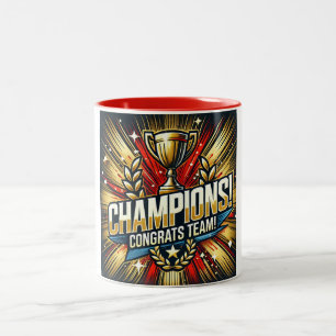 Équipe des champions Mug   Célébration de la victo