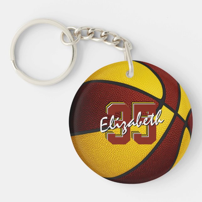 équipe d'or maroon couleurs filles basket-ball (Devant)