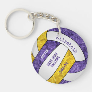 équipe d'or violet couleurs volleyball personnalis
