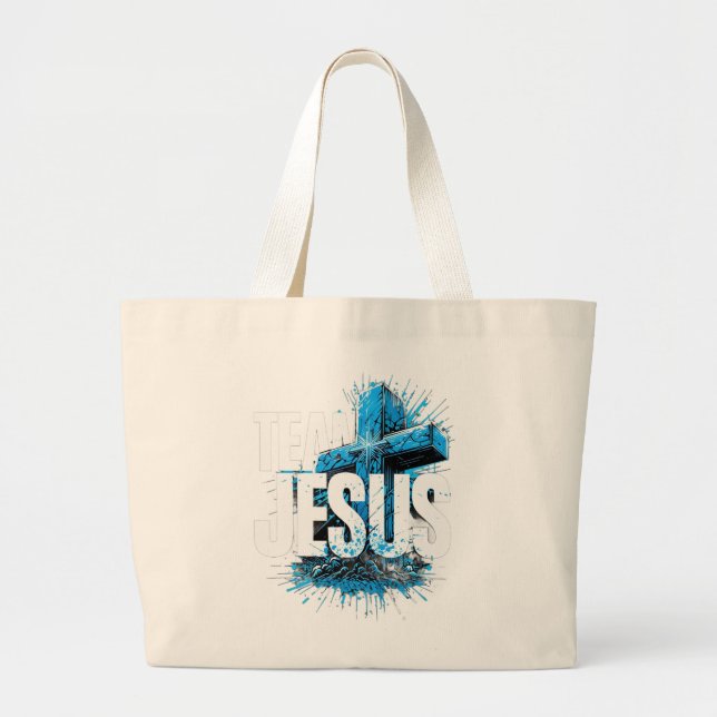 Équipe Jésus Sac fourre-tout | Conception de la cr (Devant)