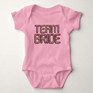 Équipe Mariée Élégant Body Bébé en Jersey