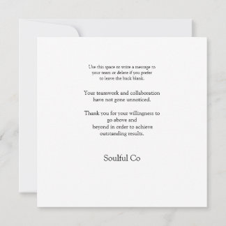 Équipe Merci d'entreprise Photo Entreprise