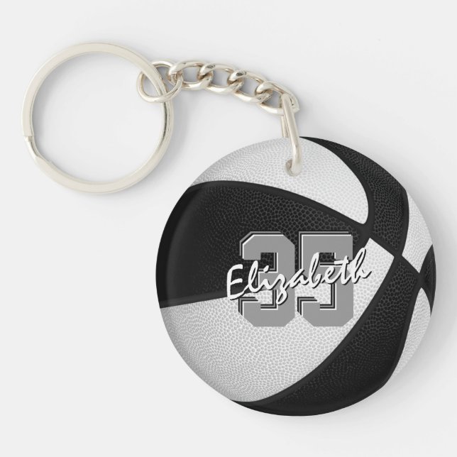 équipe noir blanc couleurs filles garçons basket (Devant)