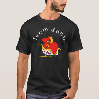 Équipe père Noël Funny Famille Tshirt de Noël Garç