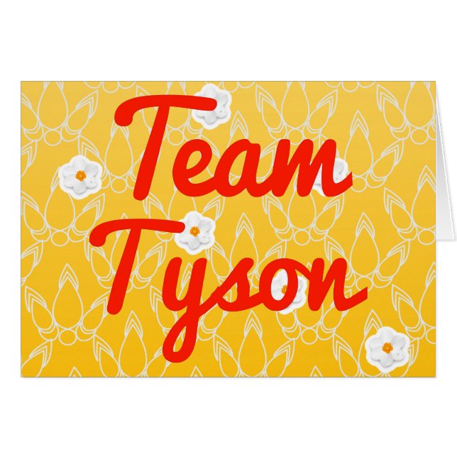 Équipe Tyson (Devant horizontal)