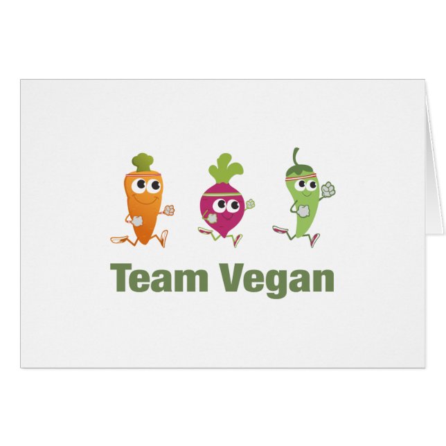 Équipe Vegan (Devant Horizontal)