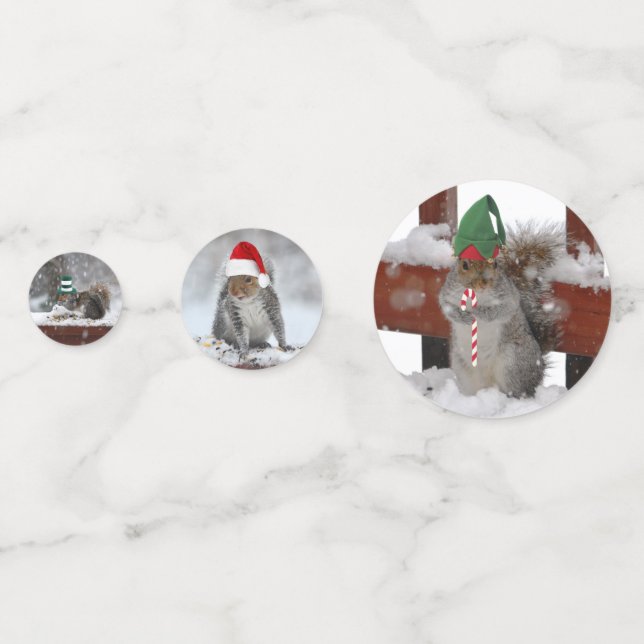 Equipes et Confetti de table Casquettes de Noël (Devant)