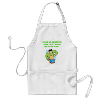 équipez la cuisine, J'ONT BESOIN D'UN TABLIER POUR