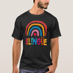 Equipo Bilingue Spanish Bilingual Team Squad Back T-Shirt