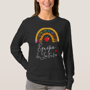 Equipo De Lectura Reading Crew Teacher Spanish Squ T-Shirt