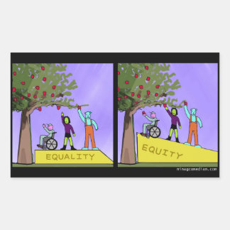 Equity vs Equality Sticker