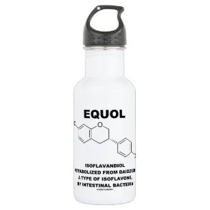 Equol Isoflavandiol Metabolized From Daidzein 532 Ml Water Bottle