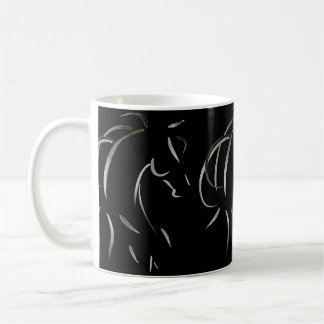 Equus Horse Mug in Black