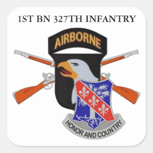 ęr AUTOCOLLANTS AÉROPORTÉS de 327TH INFANTERIE 