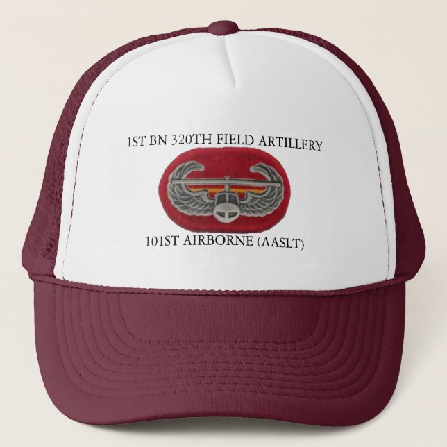 ęr CASQUETTE AÉROPORTÉ d'ARTILLERIE de CAMPAGNE de (Devant)