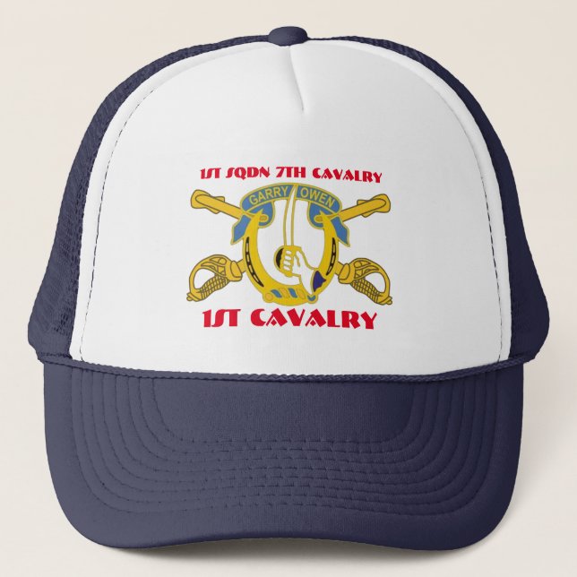 ęr CASQUETTE de CAVALERIE de 7ème CAVALERIE (Devant)