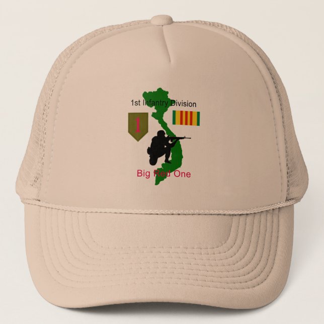 ęr Casquette de vétérinaire du Vietnam du rouge un (Devant)