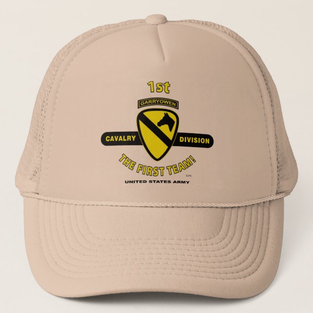 ęr Division de cavalerie "de la première casquette (Devant)